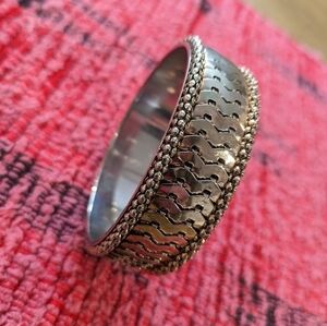 Bracelet Silver tone scuff unmarked